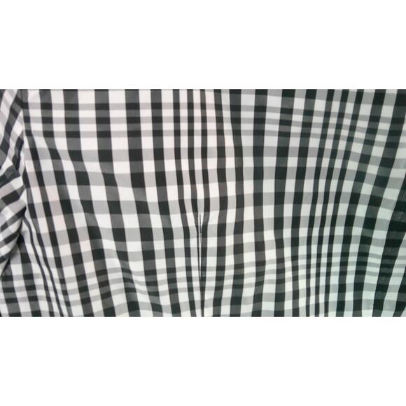 Jones New York Black and White Checkered Button-Down Blazer Jacket Women's 14 - Picture 5 of 7